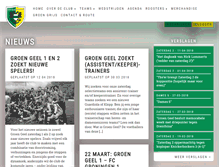 Tablet Screenshot of groen-geel.nl